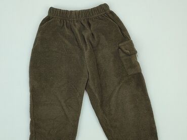 czarne szerokie spodnie z dziurami: Other children's pants, 3-4 years, 98/104, condition - Good