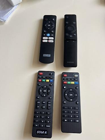 samsung nu7090: Televizor pultları dəsti Məhsul təsviri: - 4 ədəd TV uzaqdan — 1