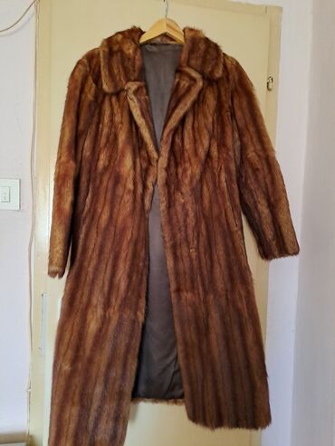 kozna jakna sa: XL (EU 42), With lining, color - Brown