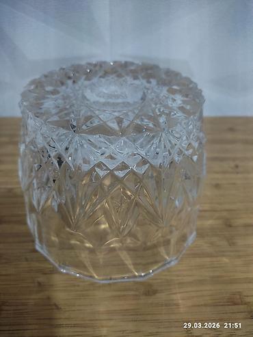 sous: Kəsilmiş naxışlı xrustalqab - Material: qalın kəsim xrustal (kristal — 3