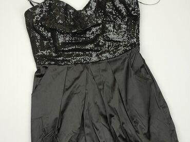 sukienki czarna na ramiączkach: Sukienka, XL, stan - Bardzo dobry