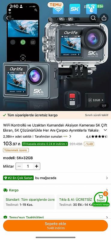 Фото и видеокамеры: 55azn yenidir karopkasi qalib heç işlənməyib çox gözəl çəkir. Su — 2
