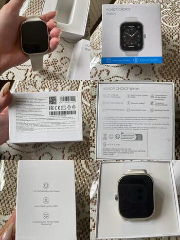Mətbəx texnikası: Yeni, Smart saat, Honor, Sensor ekran, rəng - Ağ