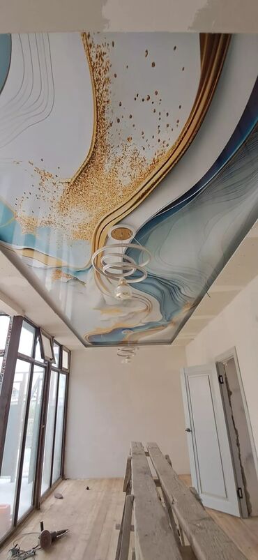 Натяжной потолок: Натяжной потолок Матовое, Глянцевое, 3D потолки Демонтаж, Бесплатный замер, Гарантия — 13
