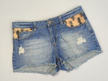 srebrne spodnie mohito: F&F, Shorts for women, size M