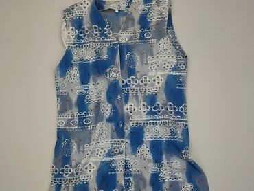 błękitna eleganckie bluzki: Koszula Damska, L, stan - Dobry