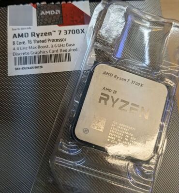 islenmis kamera: Prosessor AMD Ryzen 7 3700X, 3-4 GHz, 8 nüvə, İşlənmiş