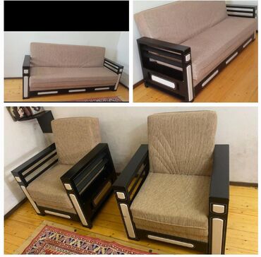 Mətbəx mebeli: İşlənmiş, Divan, 2 kreslo, Bazalı, Açılan