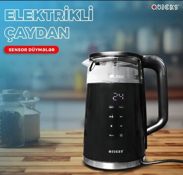 çaydan çaynik: Elektrik çaydan Quicks, 1.6 - 2 l, Yeni, Pulsuz çatdırılma