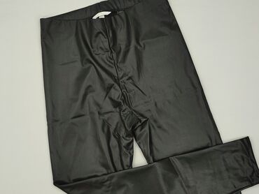 Material trousers for women, H&M, size L (EU 40)