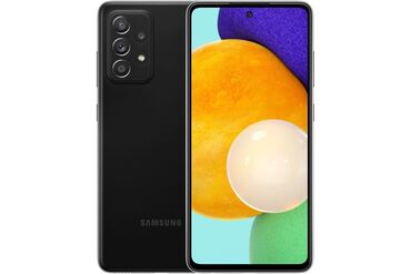 адаптер type c: Samsung Galaxy A52, Колдонулган, 256 ГБ, түсү - Кара, 2 SIM