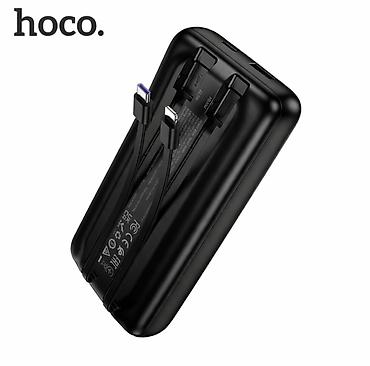 power case: Портативное зарядное устройство Hoco DB99A черного цвета, оснащенное — 3
