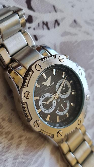 a1 smart sat: Muški ručni sat WATCH TIME – hronograf, metalna narukvica - Kućište — 6