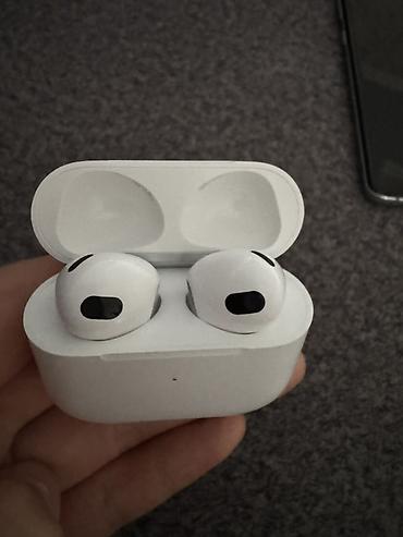 jack e4: Беспроводные наушники-вкладыши, Hoco, Airpods 3, Б/у — 3