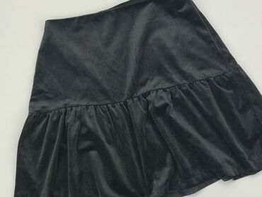 skórzane czarne spódnice: Skirt, Orsay, S (EU 36), condition - Good