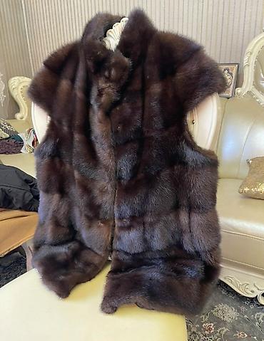 Айымдардын кийими: Шуба, Норка, Кыска модель, 2XL — 5