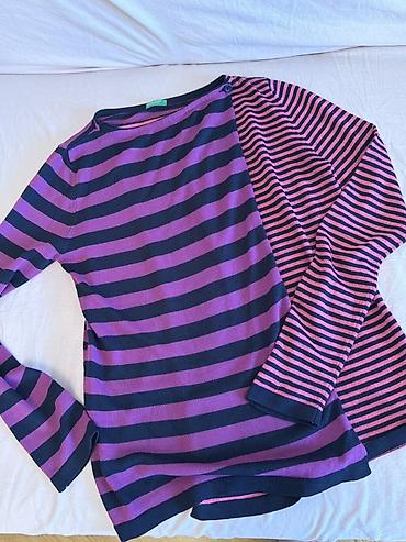 dini klon: Xs ölçü United Colors of Benetton zolaqlı trikotaj sviter - Brend — 1