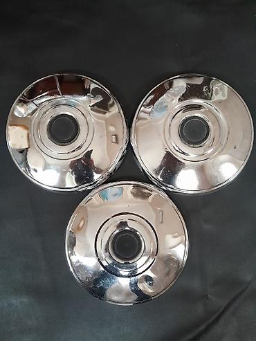 kardanlar: Məhsul: Xrom təkər mərkəz qapaqları (hubcap/center cap) – 3 ədəd — 3