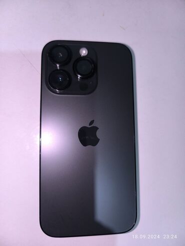 айфон ix: IPhone 14 Pro, Колдонулган, 128 ГБ, Кара, Куту, 88 %