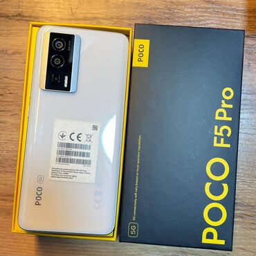 Poco: Poco F5 Pro, 256 ГБ, цвет - Белый, 2 SIM, eSIM