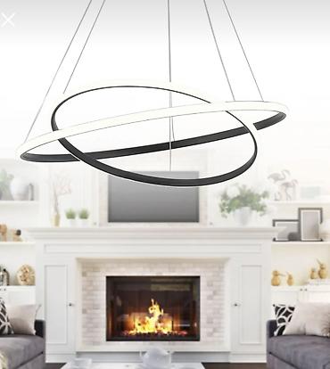 tavan dizaynlari: Led Çılçıraq, 2 lampa, Metal — 3