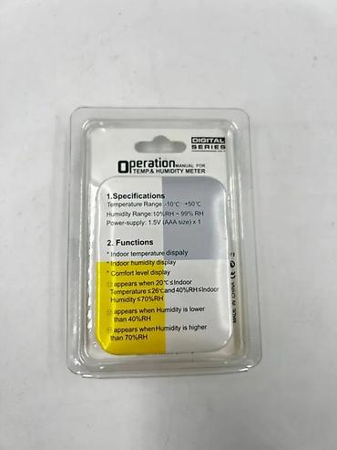 Termometrlər: Termometr HTC-3 Bu Rəqəmsal Termometr və Higrometr cihazı, iç mekan — 5