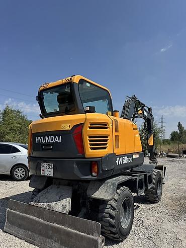 Транспорт: Экскаватор, Hyundai, 2025 г., Колесный — 3