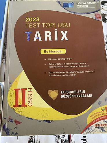Спорт и хобби: Dim test kitablari yoplu 10 azn tekli qiymet 3 azn mekan xalqlar — 8