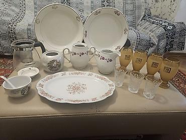 Digər dəstlər və servizlər: Qarışıq qedimi qablar birlikde 14 man.elmler — 1