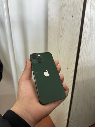 Apple iPhone: IPhone 13 mini, Б/у, 128 ГБ, Alpine Green, Защитное стекло, Чехол, Коробка, 74 %