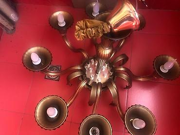 led lyustralar: Çılçıraq, 8 lampa, Metal — 4