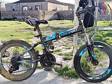 bmx 20: STELSPORT qatlanan dağ velosipedi - Çərçivə: qatlanan alüminium/metal — 1