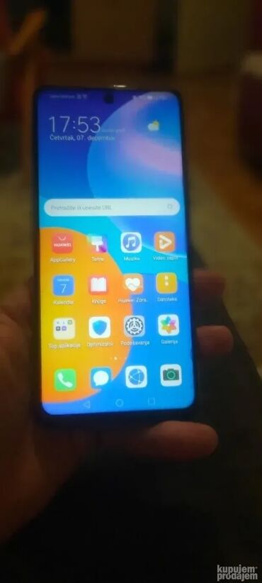 huawei telefonlari: Huawei P Smart, 128 ГБ, цвет - Синий, Сенсорный, Отпечаток пальца, Две SIM карты