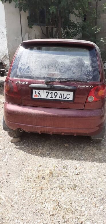 кыймылдаткыч матиз: Daewoo Matiz: 2008 г., 0.8 л, Механика, Бензин, Хетчбек