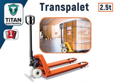 arka: Transpalet YT-25 Taşıma Kapasitesi: 2.5 Ton Çatallar Arası Mesafe