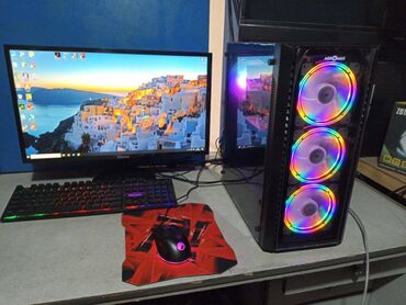 Настольные ПК и рабочие станции: Компьютер, ядер - 4, ОЗУ 16 ГБ, Игровой, Б/у, Intel Core i7, AMD Radeon RX 580, HDD + SSD — 3