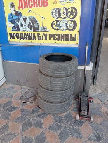 диск с резиной: Шины 225 / 45 / R 18, Лето, Б/у, Комплект, Легковые, Hankook