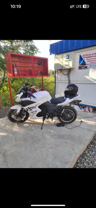 suzuki мотоцикл: Спортбайк Kawasaki, Электро, Взрослый, Б/у