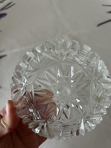ev dekorları: Xrustal külqabı - Material: ağır, qalın divarlı kəsimli şüşə - Forma — 2