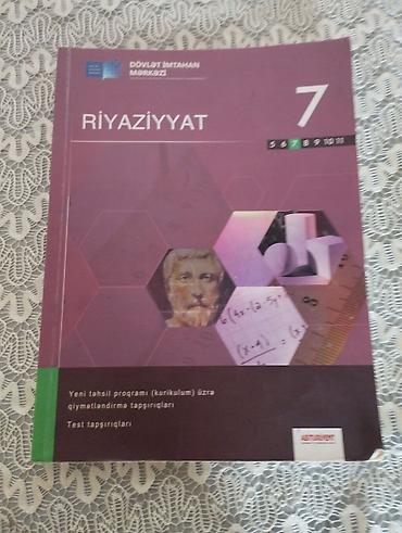 almanca kitablar: Məhsul: “Riyaziyyat 7” qiymətləndirmə və test toplusu Xüsusiyyətlər — 1