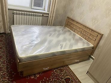 кара балта мебел бу: Двуспальная кровать, Новый, С матрасом, длина - 200 см — 10