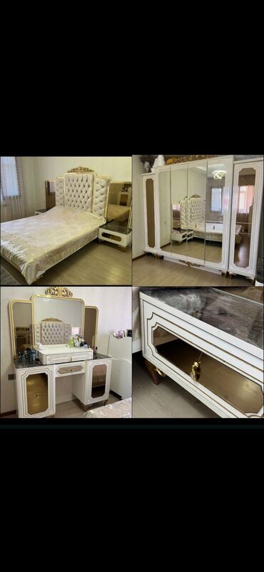 tek krafat: 2 təknəfərlik çarpayı, Dolab, Tumba, 2 tumba, Azərbaycan, İşlənmiş