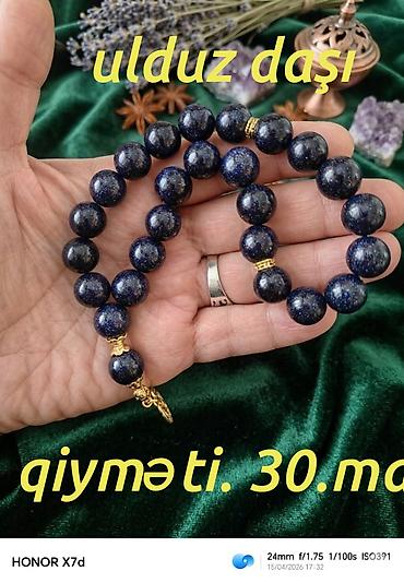 muncuq: Təsbeh kolleksiyası – təbii daşlardan hazırlanmış əl işləri 1) Ulduz — 1