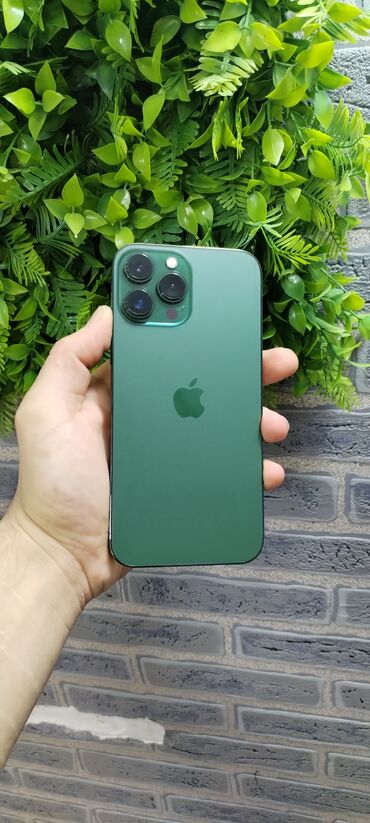 iphone xs max irşad: IPhone 13 Pro Max, 256 GB, Alpine Green, Zəmanət, Kredit, Simsiz şarj