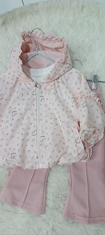 soft shell: Детский комплект для девочки, 3 предмета: - Куртка-ветровка с — 1