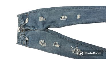 женские белые джинсы стрейч: Джинсы и брюки, цвет - Синий, Б/у