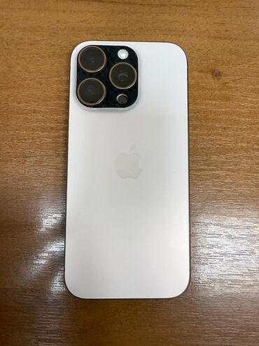 Apple iPhone: IPhone 16 Pro, Б/у, 256 ГБ, Desert Titanium, Коробка, 90 % — 3