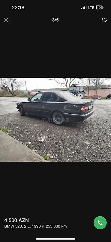 r16 bmw: BMW 520: 2 l | 1990 il Sedan — 2