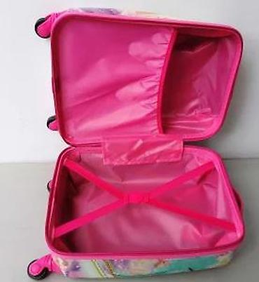 Rančevi, torbe i koferi: Dečji kofer na točkiće – Barbie motiv - Tvrda školjka sa sjajnim — 12