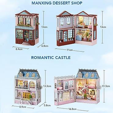 дом конструктор: 🏡 Миниатюрный домик Romantic Castle — настоящий мир в маленьком — 7